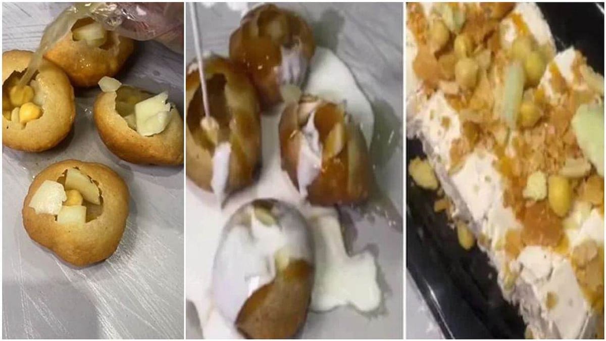 Viral: ગોલગપ્પાથી શખ્સે તૈયાર કર્યો IceCream Roll, લોકો બોલ્યા 'આ ગુના માટે નર્કમાં પણ જગ્યા નહીં મળે'