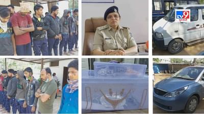 Sabarkantha: ચૂહા અને બિલ્લા ગેંગ સાબરકાંઠા પોલીસના સકંજામાં, 8.86 લાખના મુદ્દામાલ સાથે 8 શખ્શોની ટોળકી ઝડપાઇ