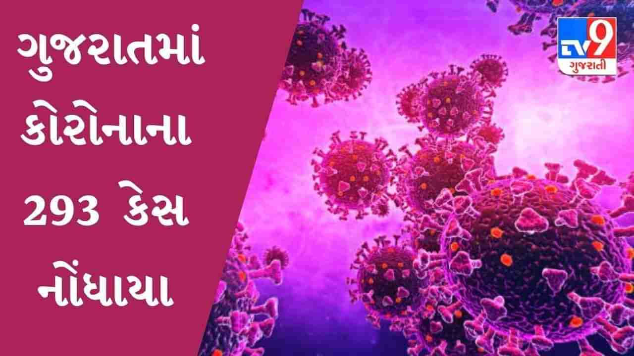 ગુજરાતમાં કોરોનાના કેસમાં તીવ્ર ઘટાડો, નવા 293 કેસ નોંધાયા, 8 ના મૃત્યુ