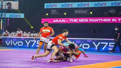Pro Kabaddi League: ગુજરાત જાયંટ્સનો શાનદાર વિજય, જયપુર ટીમને હરાવી ટોપ 6માં જગ્યા બનાવી