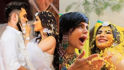 મૌનીએ તેના ઈન્સ્ટાગ્રામ પર હલ્દી સેરેમનીની ખૂબ જ સુંદર તસવીરો શેર કરી છે. આ તસવીરોમાં હલ્દીની આખી વિધિની ઝલક જોવા મળી રહી છે. મૌની-સૂરજના નજીકના મિત્રો અને પરિવારજનો આ સેરેમનીમાં સામેલ જોવા મળે છે. આ સેરેમનીમાં દરેક જણ એકબીજા સાથે મસ્તી કરતા જોવા મળે છે.