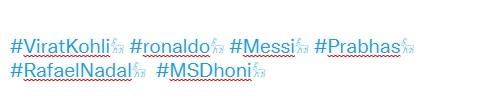 After MS Dhoni, now Virat Kohli has also joined the list of giants in the GOAT hashtag on Twitter.