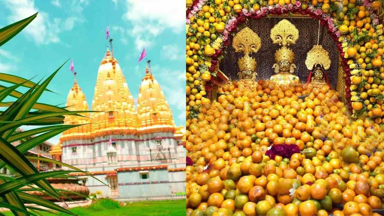 Vadtal સ્વામિનારાયણ મંદિરમાં 1500 કિલો નારંગીનો અન્નકુટ ધરાવાયો