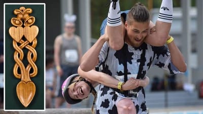 Valentine’s Day traditions : ક્યાંક પાર્ટનર ખભા પર ઊંધો લટકાવીને દોડે છે તો ક્યાંક ચમચી આપીને કરે છે પ્રેમ વ્યક્ત