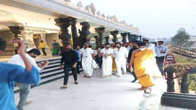 Statue Of Equality: સાઉથ સુપરસ્ટાર અલ્લુ અર્જુને લીધી સ્ટેચ્યુ ઑફ ઈક્વાલિટીની મુલાકાત