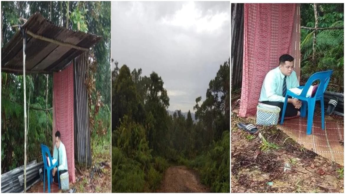 પહાડોમાં 2 કલાક સુધી નેટવર્ક શોધતો રહ્યો આ શખ્સ, સોશિયલ મીડિયામાં Viral થયો અનોખા ઈન્ટરવ્યુંનો કિસ્સો