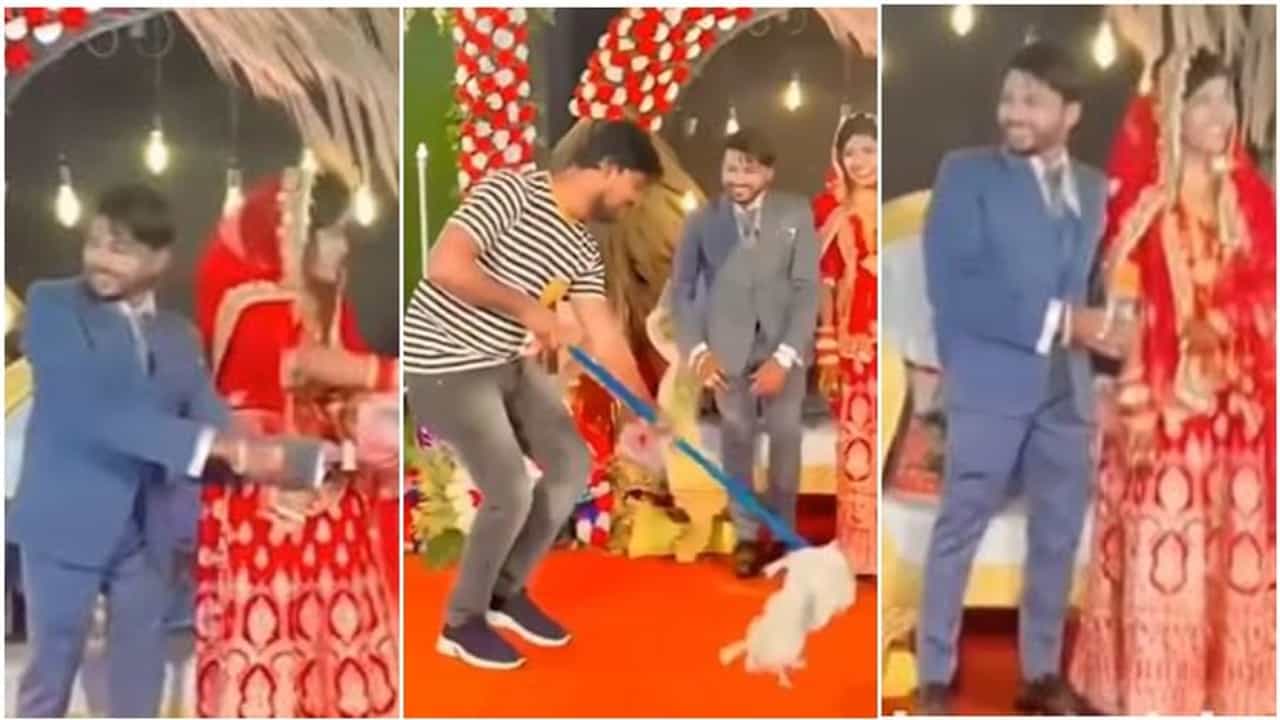 Funny Video: વરરાજાના મિત્રોએ દુલ્હનને આપી ફની ગિફ્ટ, જોઈને લોકો થઈ ગયા હેરાન !