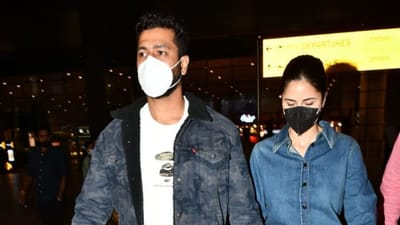 વિક્કી  કૌશલ અને કેટરિના કૈફ લગ્ન પછી દરેક તહેવાર એકસાથે ઉજવી રહ્યા છે. હવે બંને એકસાથે વેલેન્ટાઈન ડે મનાવવા મુંબઈ આવ્યા છે. લગ્ન પછી બંનેનો પહેલો વેલેન્ટાઈન ડે છે.
