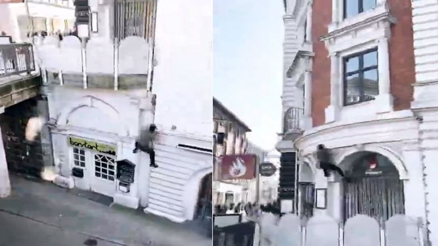 સ્પાઈડરમેનની જેમ દીવાલ પર ચઢ્યો માણસ, વીડિયો જોઈને લોકોએ કહ્યું- આ crazy છે