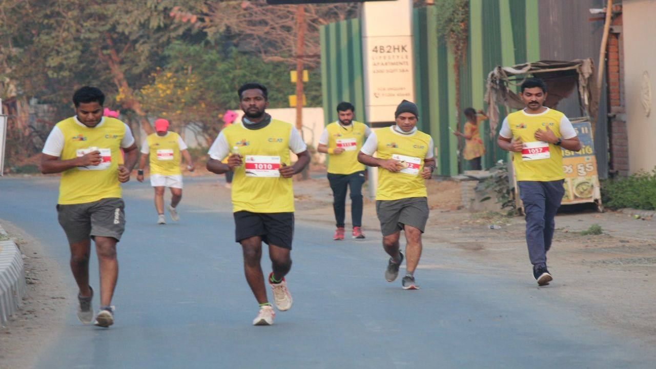 Vadodara: Seat City Road Runners Marathon was held as part of Health Awareness