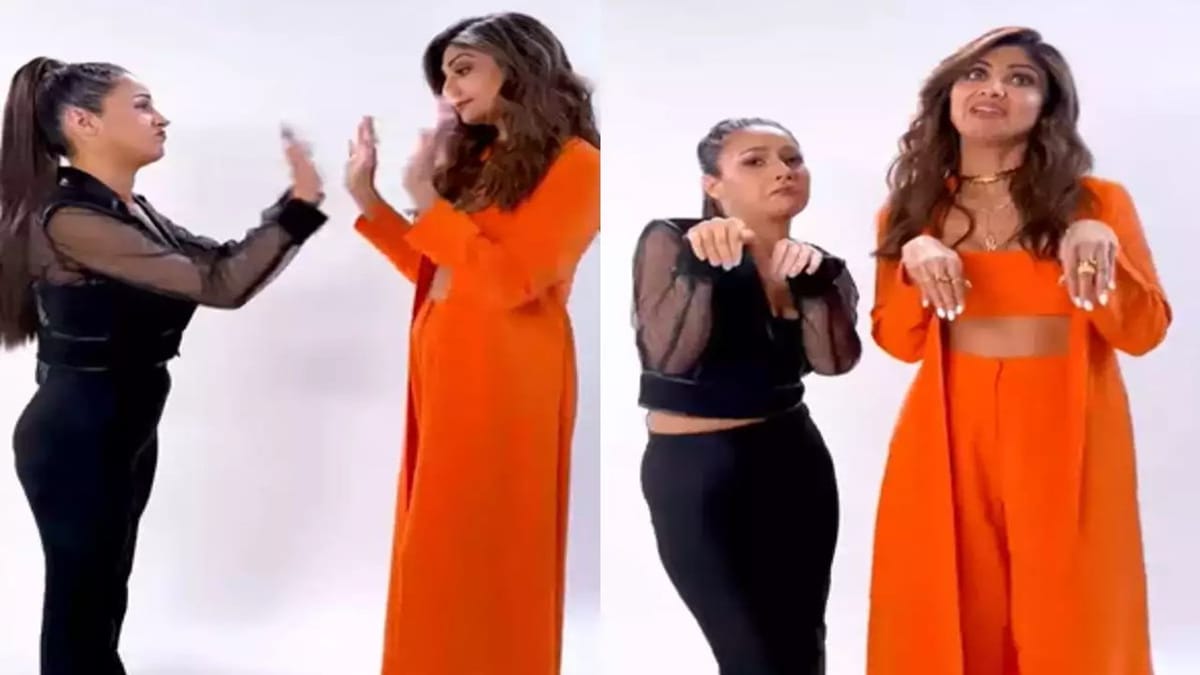 શિલ્પા શેટ્ટીએ 'સાડ્ડા કુત્તા' ગીત પર કર્યો ડાન્સ, શહનાઝ ગીલે કહ્યું- ''હવે હું પણ...''
