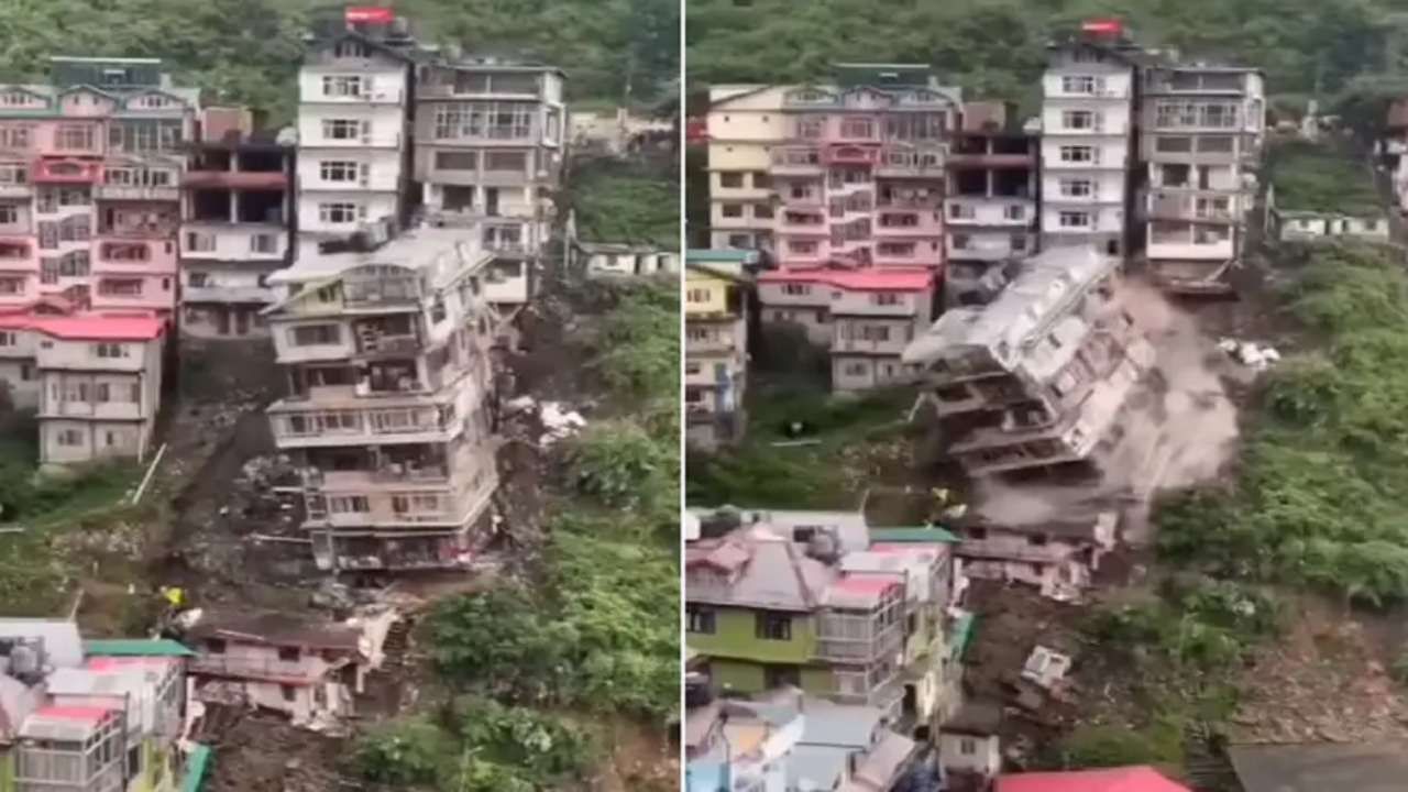 Shocking: અચાનક પાંચ માળની ઈમારત થઈ જમીનદોસ્ત, વીડિયો જોઈ યુઝર્સ દંગ રહી ગયા