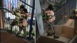 Viral Video: મેટ્રો સ્ટેશનની ગ્રીલ પર ફસાઈ છોકરી, 'હીરો'ની જેમ CISF જવાને બચાવ્યો જીવ