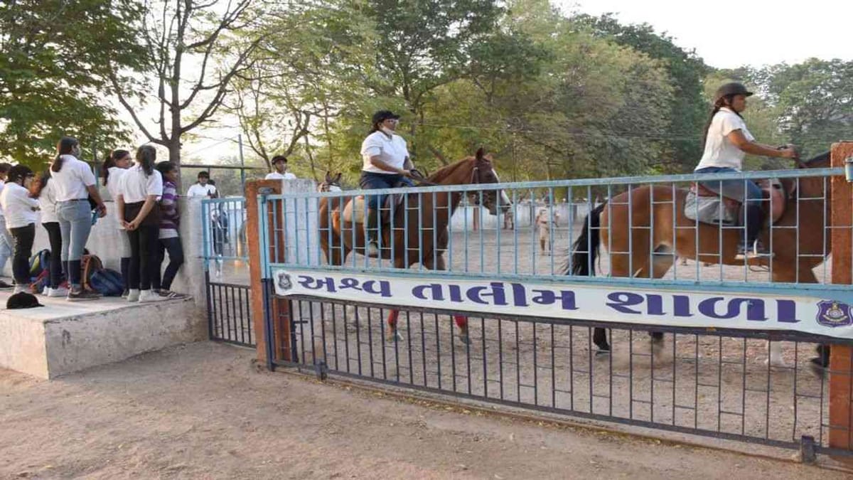 Vadodara: પ્રજા અને પોલીસ વચ્ચે સેતુ બાંધવા માટેનો નવો અભિગમ, પોલીસની માઉન્ટેડ શાખા આપી રહી છે ઘોડેસવારીની તાલીમ