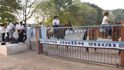 Vadodara: પ્રજા અને પોલીસ વચ્ચે સેતુ બાંધવા માટેનો નવો અભિગમ, પોલીસની માઉન્ટેડ શાખા આપી રહી છે ઘોડેસવારીની તાલીમ