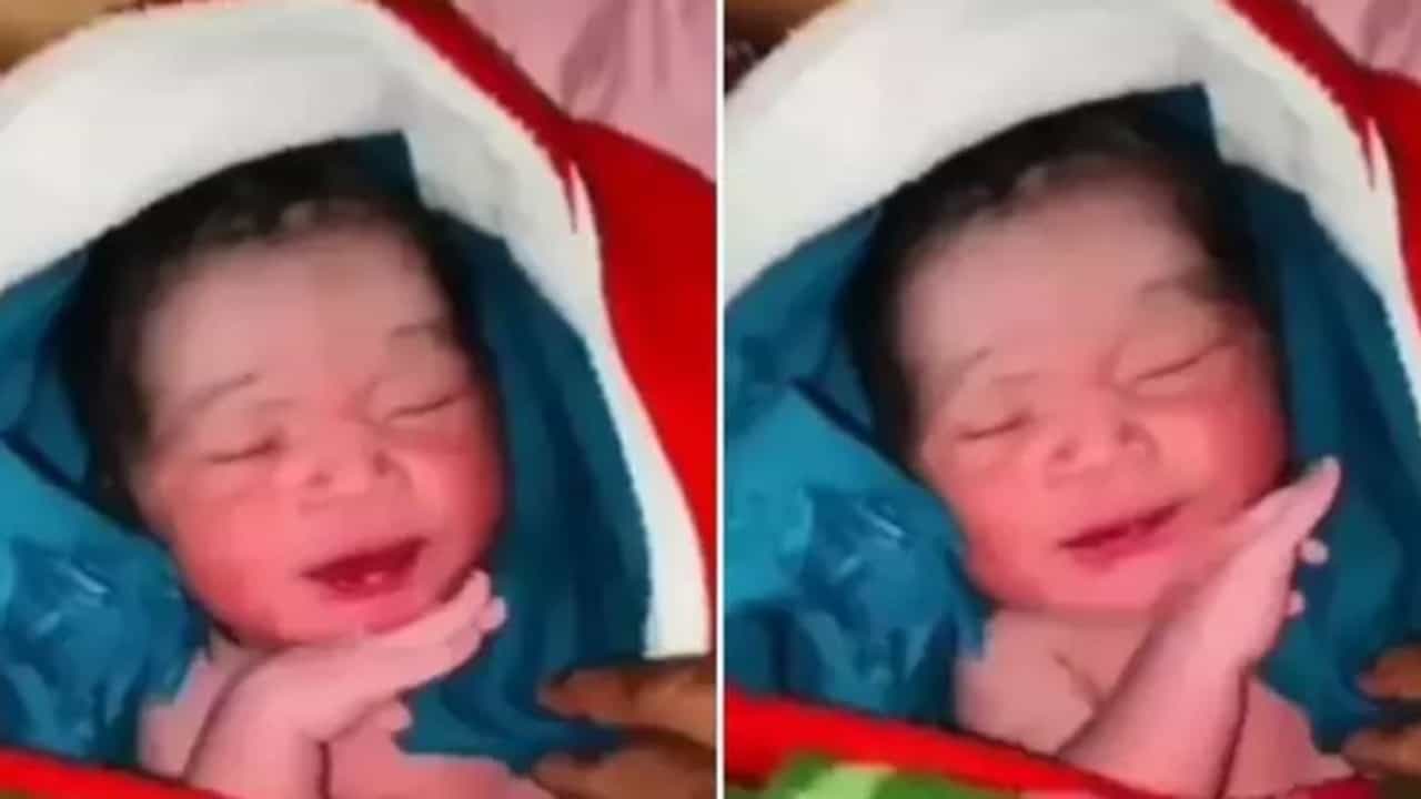 Viral Video: નવજાત શિશુનો પુષ્પા સ્વેગ જોઈને ફિદા થયા ઈન્ટરનેટ યુઝર્સ, કહ્યું- યે ઝૂકેંગા નહીં
