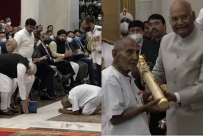 Video: પહેલા પીએમ મોદીને દંડવત પ્રણામ કર્યા, પછી પદ્મશ્રી એવોર્ડ લેવા પહોંચ્યા યોગ ગુરુ સ્વામી શિવાનંદ