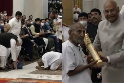 Video: પહેલા પીએમ મોદીને દંડવત પ્રણામ કર્યા, પછી પદ્મશ્રી એવોર્ડ લેવા પહોંચ્યા યોગ ગુરુ સ્વામી શિવાનંદ