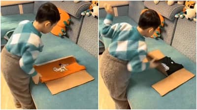 Viral: બાળકનો આ જૂગાડ જોઈ દંગ રહી જશો, સરળ કરી દીધું સૌથી કંટાળાજનક કામ