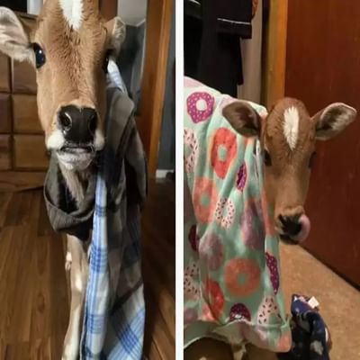 આપણા દેશમાં ગાયો રસ્તાઓ પર ભટકતી જોવા મળે છે. (Stray Cow) જો કે ભારતમાં તેની પૂજા પણ થાય છે. તેમના પર પણ રાજકારણ છે. જ્યાં લોકો કૂતરા અને બિલાડીઓને (Dog and Cat) ખૂબ પ્રેમ કરે છે. તેમના માટે એસી વાળો રૂમ પણ છે, તે તેની સાથે સૂઈ જાય છે, શું તમે ક્યારેય સાંભળ્યું છે કે કોઈએ ગાયને એટલી પાલતુ બનાવી છે કે તે તેની સાથે સૂઈ જાય છે. પરંતુ અમેરિકામાં રહેતી એક મહિલાએ આ કરી બતાવ્યું છે.