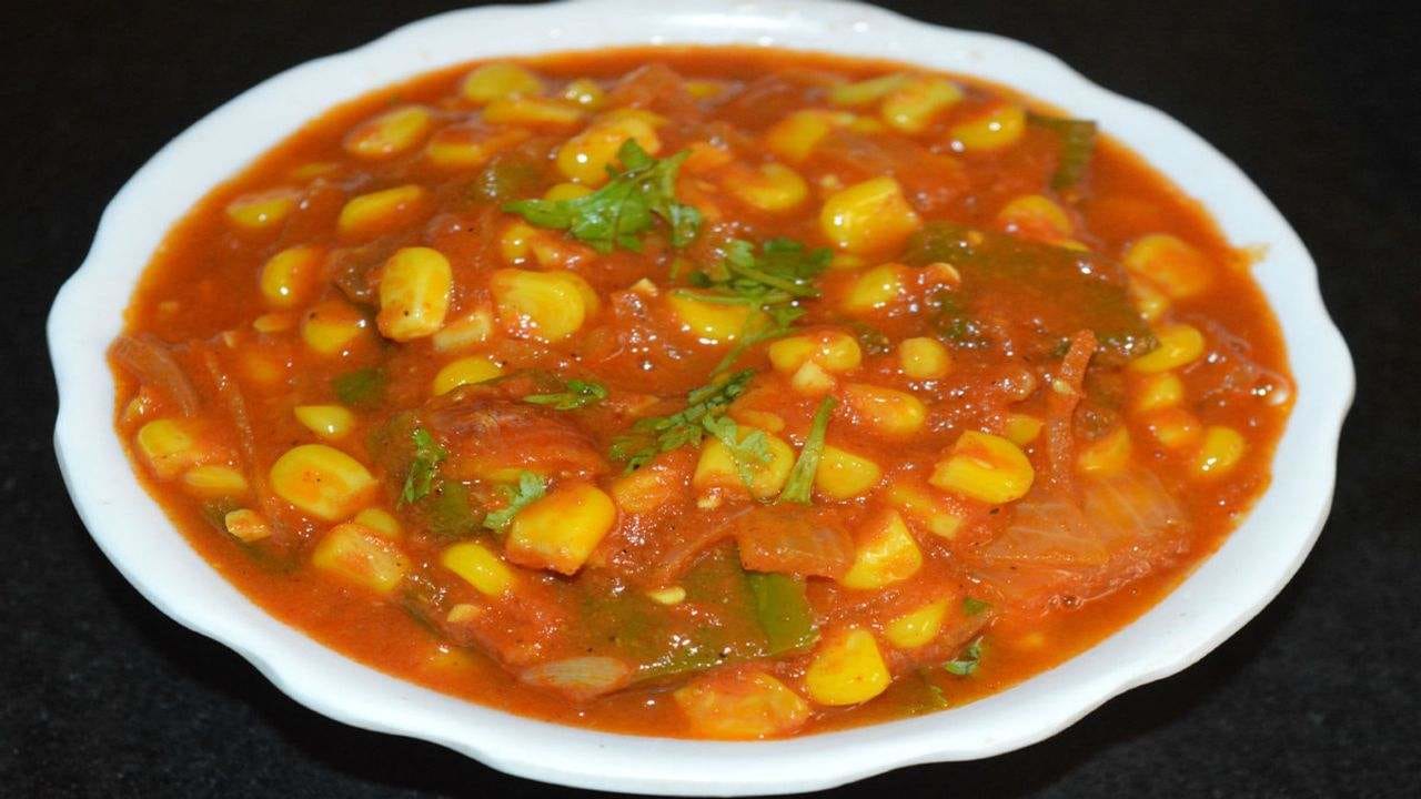 Recipe of the day : વીકેન્ડમાં બનાવો આ સુપર ટેસ્ટી કોર્ન મસાલા સબ્જી