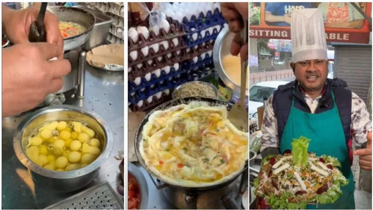 Weird Food: 40 ઈંડાની આમલેટનો વીડિયો વાયરલ, લોકોએ કહ્યું- 'કોલેસ્ટ્રોલને પોતાને જ હાર્ટ એટેક આવશે'