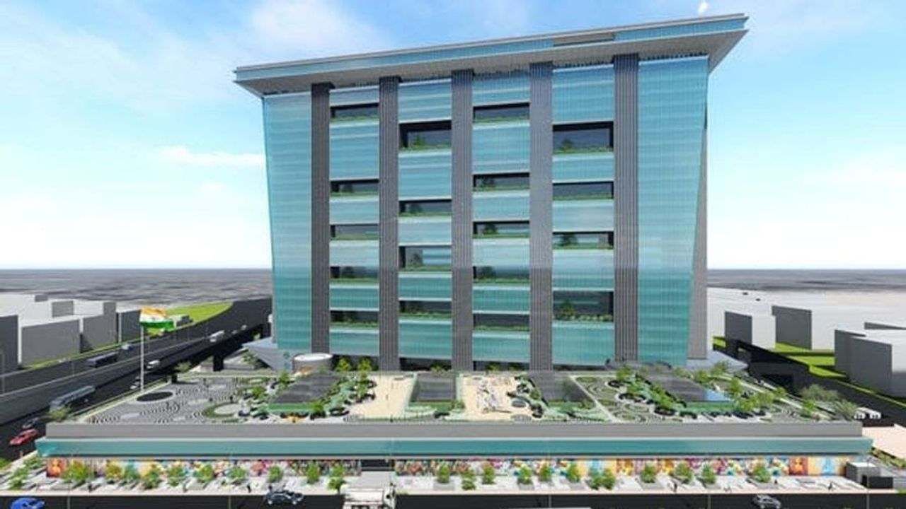 Surat : કોર્પોરેશનની નવી બિલ્ડિંગની રૂપરેખા તૈયાર, બિલ્ડિંગના પોડિયમની ઊંચાઈ 16 મીટર હશે