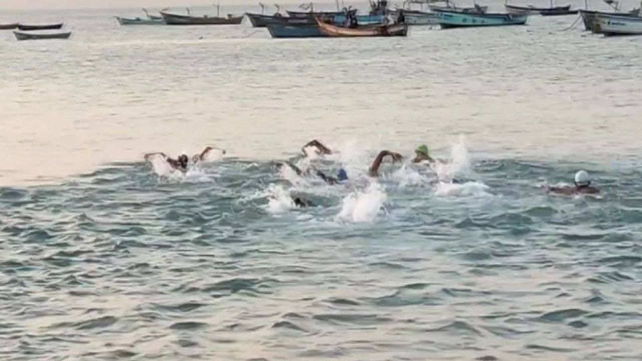 Gir Somnath: 32મી અખિલ ભારતીય સમુદ્ર તરણ સ્પર્ધામાં સુરતનો દબદબો, મહિલામાં ત્રણેય અને પુરુષોમાં 2 રેન્કર સુરતના