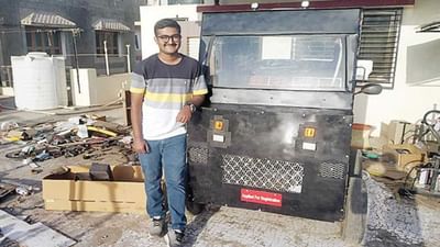 કચ્છ : વેસ્ટમાંથી બેસ્ટ, રાપરના MBBS છાત્રએ નવરાશમાં  બેટરી સંચાલીત કાર બનાવી નાંખી !