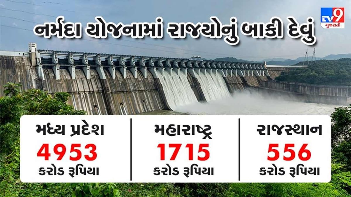સરદાર સરોવર યોજના : સહભાગી રાજ્યોએ હજુ સુધી રૂ. 7000 કરોડ ચૂકવ્યા નથી, મધ્યપ્રદેશ પાસે સૌથી વધુ બાકી છે
