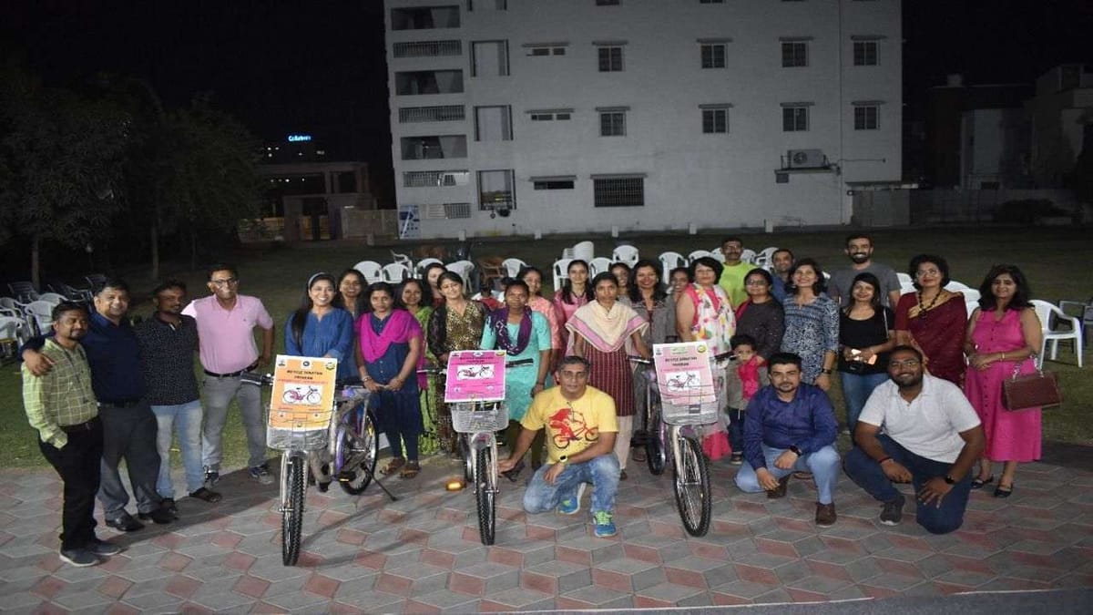 વડોદરા : સાયકલનું ડોનેશન આપીને મહિલાઓને આર્થિક પગભર કરવાનો પ્રયાસ
