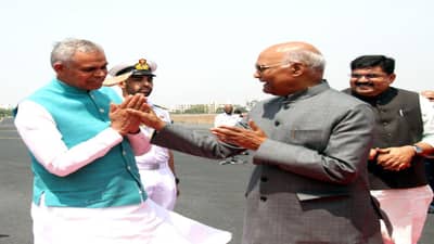 રાષ્ટ્રપતિ રામનાથ કોવિંદનો ગુજરાત પ્રવાસ પૂર્ણ,રાજકોટ એરપોર્ટથી દિલ્લી જવા રવાના