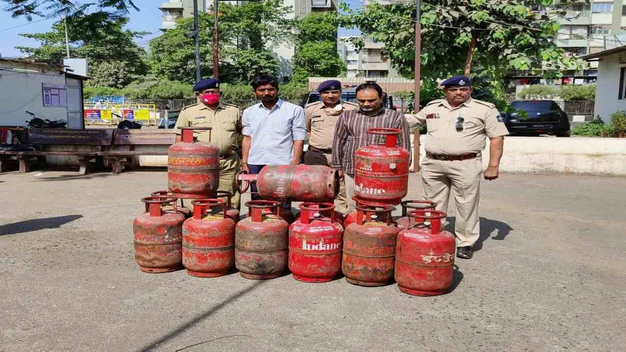 Surat: Gas cylinder theft busted, two arrested with 15 cylinders