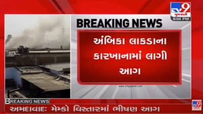 અમદાવાદ : મેમ્કો બ્રિજ નજીક લાકડાના ગોડાઉનમાં આગ, 6 કલાકની જહેમત બાદ આગ કાબૂમાં