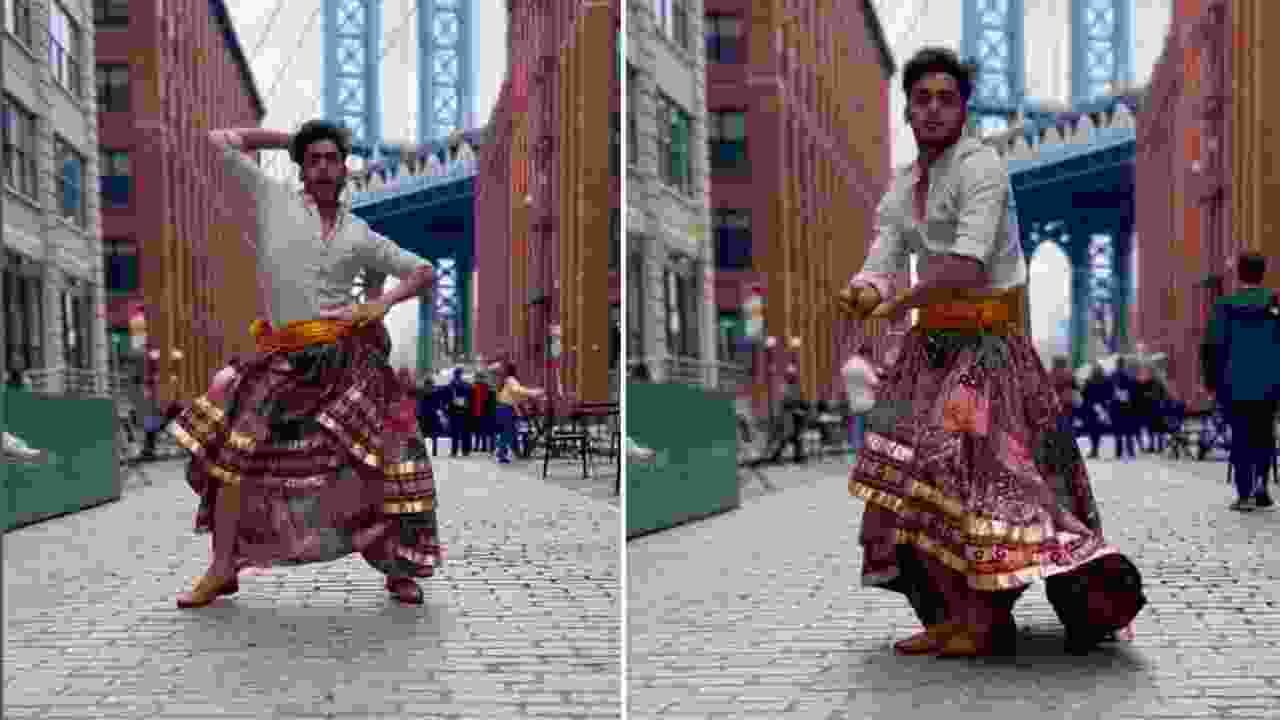 Viral Video : આ કોરિયોગ્રાફરે ઘાઘરો પહેરીને રોડ પર કર્યો ડાન્સ, વીડિયો લોકોએ ખુબ વખાણ્યો