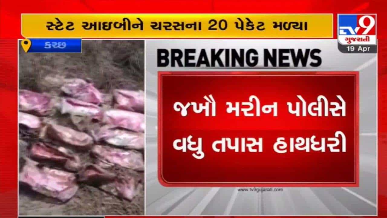 Kutch: જખૌના દરિયા કિનારેથી વધુ 20 બિનવારસી ચરસના પેકેટ મળ્યા, સુરક્ષા એજન્સીઓ સતર્ક