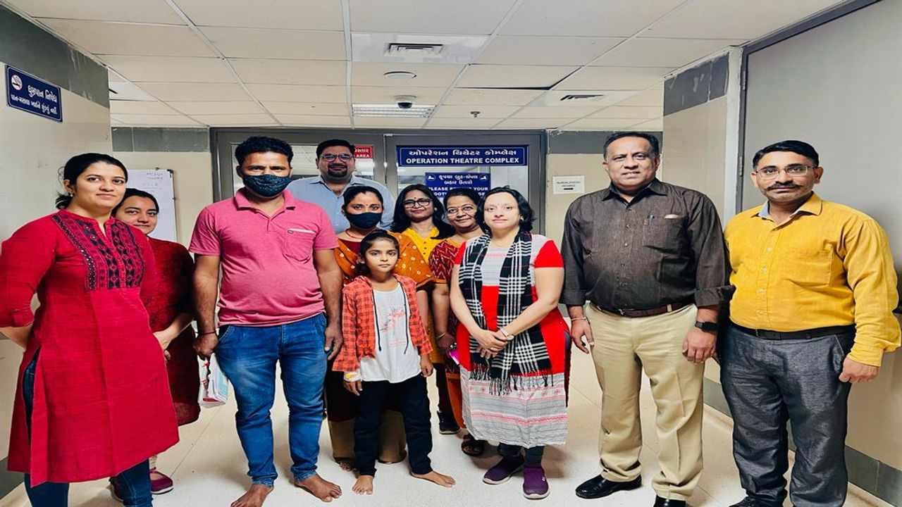 Ahmedabad : નવ વર્ષની નેન્સીને જટિલ ઓપરેશન કરી સિવિલ હોસ્પિટલના તબીબોએ પીડામુક્ત કરી