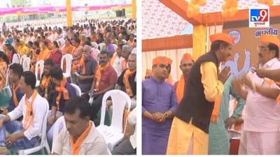 Sabarkantha: હિંમતનગરમાં કોંગ્રેસ, પાટીદાર અને રાજપૂત અગ્રણીઓ ભાજપમાં જોડાયા, સીઆર પાટીલે કરાવ્યા કેસરીયા
