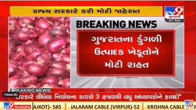 ગુજરાત સરકારનો મહત્વનો નિર્ણય, ડુંગળીની ખરીદી પેટે કિલોએ બે રૂપિયા સરકાર ચૂકવશે