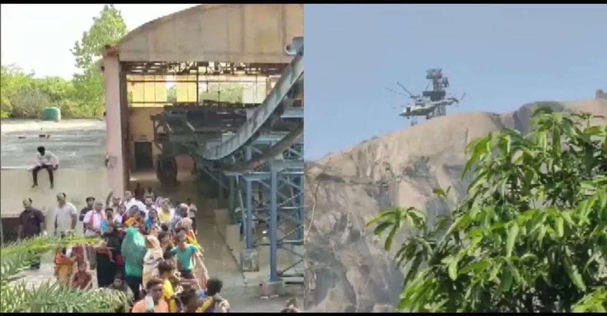 Jharkhand Latest Update: રોપ-વેના 2000 ફૂટ ઉપરથી 32 લોકોને બચાવાયા, 15 લોકો હજુ પણ ટ્રોલીમાં ફસાયા, CM સોરેને કહ્યું બધાને બચાવીશું