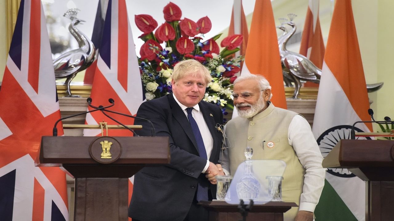 India-UK Defence Partnership: 'ફ્રી ટ્રેડ એગ્રીમેન્ટ' અને ડિફેન્સ પાર્ટનરશિપ પર સંમત થયા પીએમ મોદી-બોરિસ જોન્સન, 6 MOU પણ કરાયા