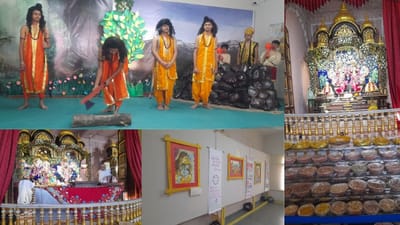 Ahmedabad: ઈસ્કોન મંદિર અને SGVP ગુરુકુળમાં રામ નવમીની ધામધૂમથી ઉજવણી કરાઈ