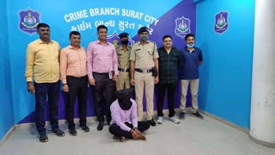 Surat: દક્ષિણ ગુજરાતમાં 26 ગુનાઓને અંજામ આપનાર 8 વર્ષથી ફરાર ચીકલીગર ગેંગનો સભ્ય ઝડપાયો