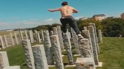 Viral Video : વ્યક્તિએ બતાવ્યું એવું ખતરનાક પરાક્રમ, વીડિયો જોઈને લોકો થયા આશ્ચર્યચકિત