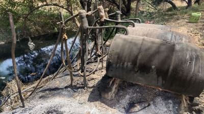 Vadodara: વિશ્વામિત્રીના કાંઠે ચાલીતી દારૂની ભઠ્ઠીઓ પર  સ્ટેટ મોનિટરિંગ સેલનો દરોડો, 10 હજાર લિટર વોશ અને 52 પીપળા દેશી દારૂનો જથ્થો પકડાયો