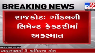Rajkot: ગોંડલમાં સિમેન્ટની ફેક્ટરીમાં અકસ્માત, ત્રણ શ્રમિકોના મોત