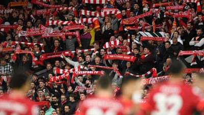 Cristiano Ronaldo ના સમર્થનમાં સ્ટેડિયમ ગુંજી ઉઠ્યું, Liverpool-Manchester United વચ્ચેની મેચમાં ચાહકોએ રોનાલ્ડોને સમર્થન આપ્યું