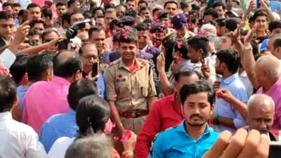 Amreli: નિર્લિપ્ત રાયનો ભવ્ય વિદાય સમારંભ, મોટી સંખ્યામાં લોકો ઉમટી પડ્યા