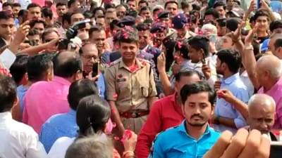 Amreli: નિર્લિપ્ત રાયનો ભવ્ય વિદાય સમારંભ, મોટી સંખ્યામાં લોકો ઉમટી પડ્યા