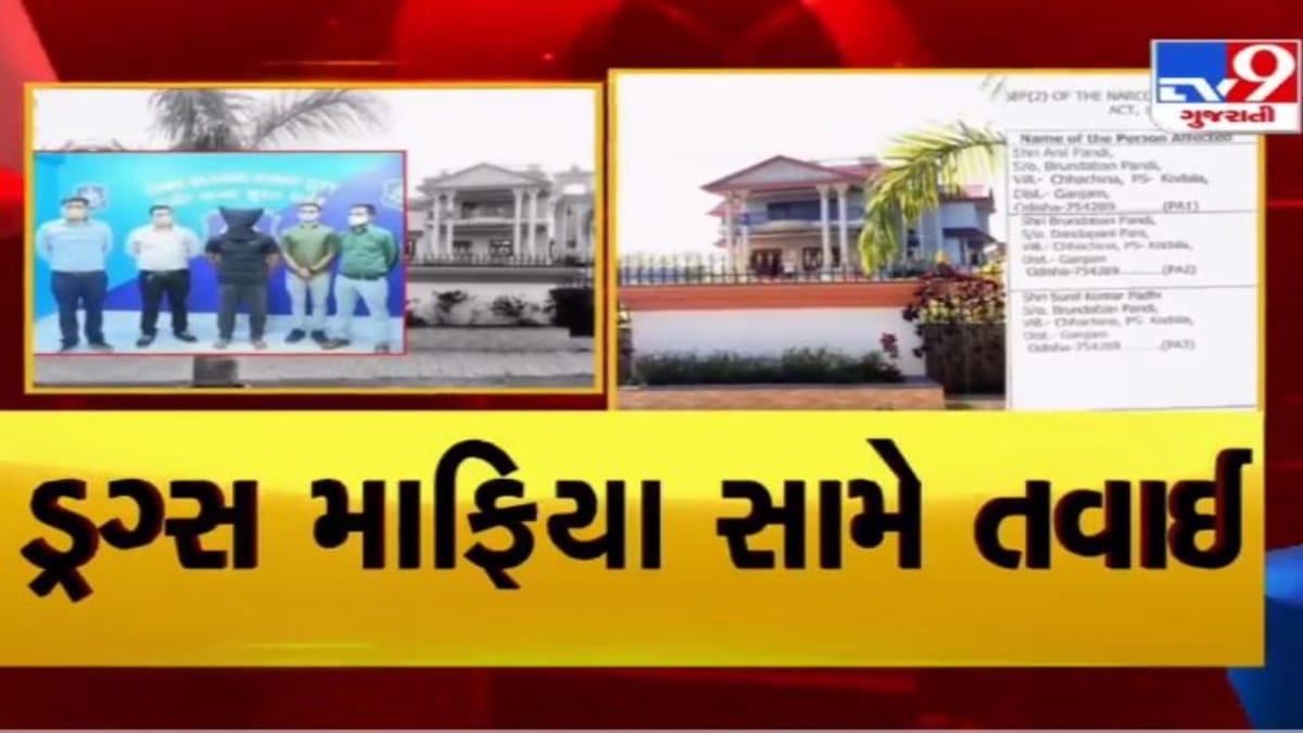 ડ્રગ્સ માફિયા પર ગુજરાત પોલીસની મોટી કાર્યવાહી, ઓડિશામાં આલીશાન બંગલો અને બેન્ક એકાઉન્ટ સીઝ કરાયાં